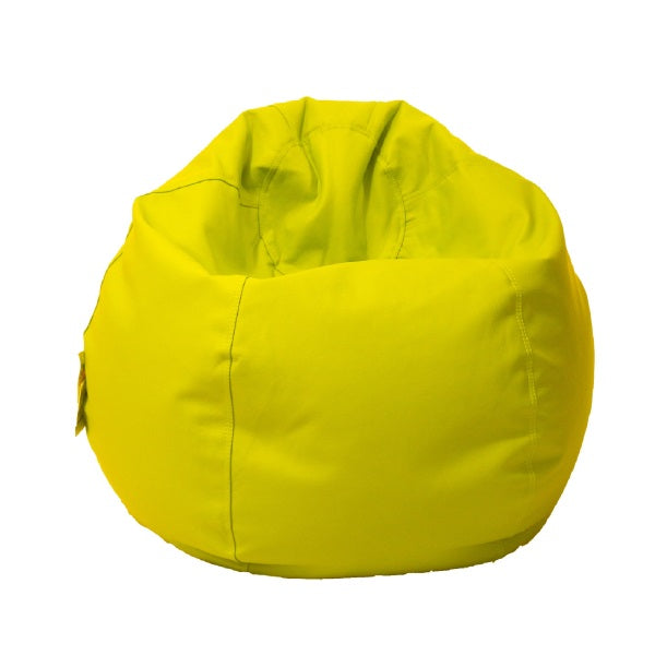 Cosy Medium Kids Yellow Bean Bag Chair